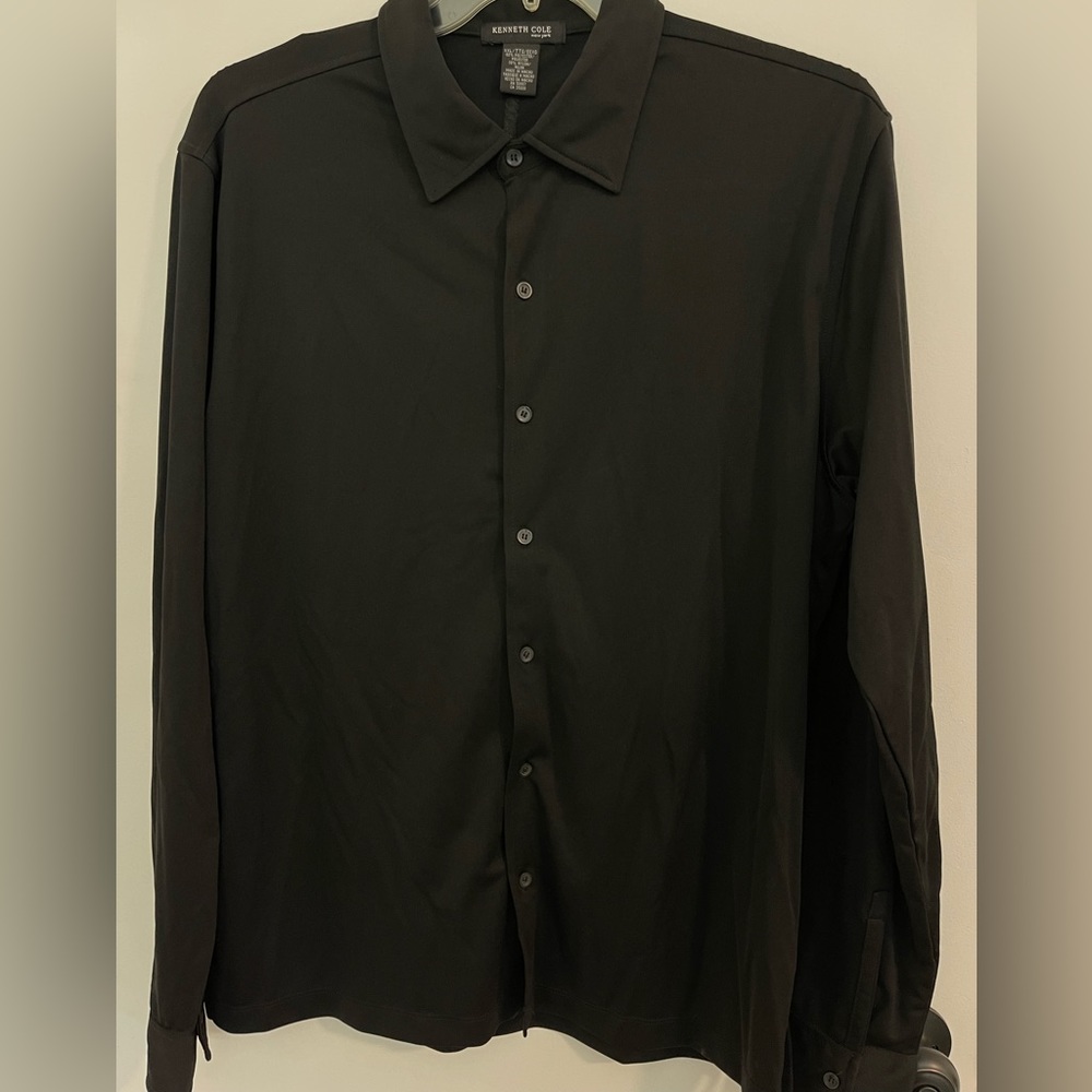 KENNETH COLE New York Men’s Black Dress Shirt